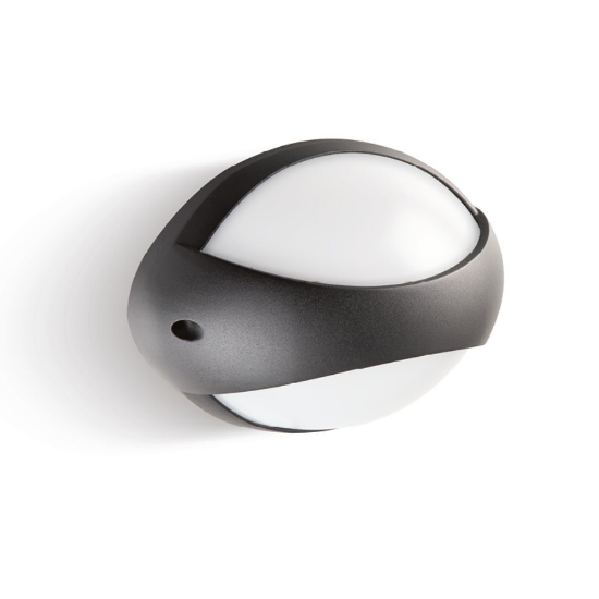 Applique per esterno moderna nera ip65