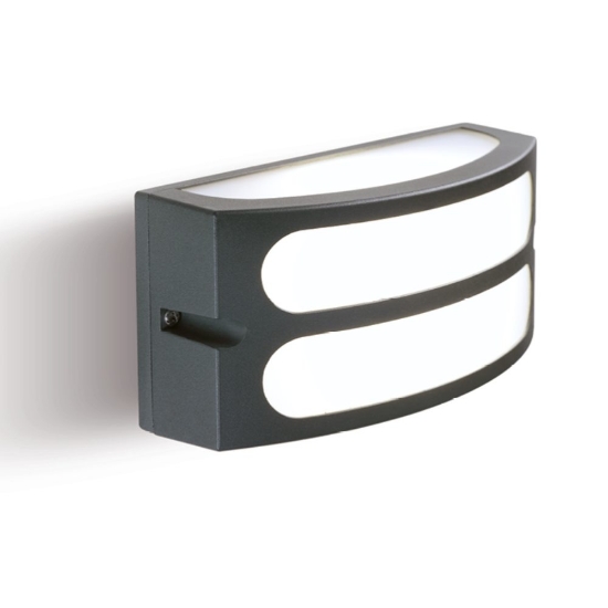 Applique per esterno balcone design moderno grafite ip54
