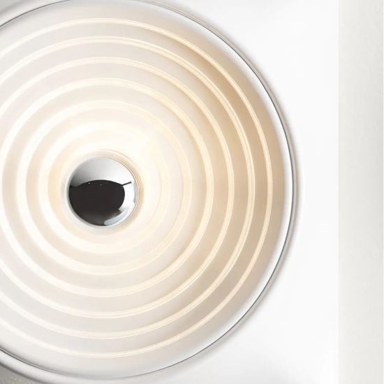 Faretto da soffitto bianco design stilnovo goletta