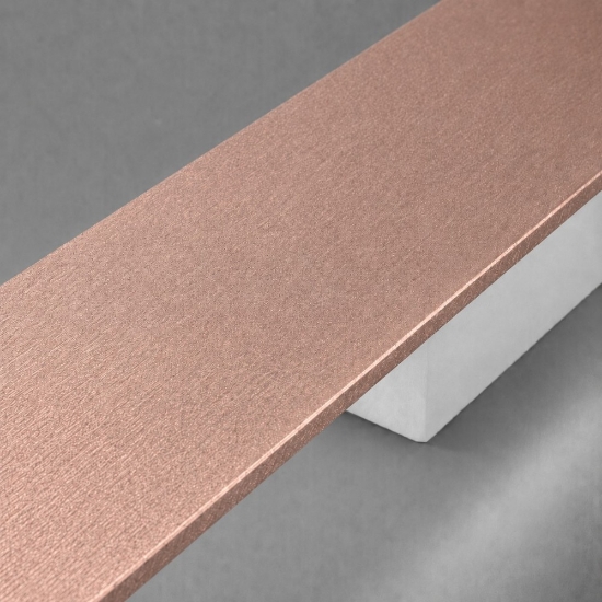 Applique oro rosato led 16w cct 3000k 4000k da parete moderna rettangolare