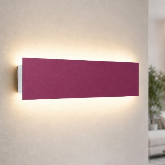 Applique magenta led 16w cct 3000k 4000k rettangolare moderna luce indiretta