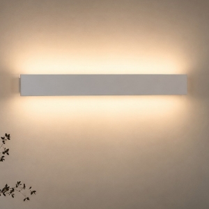 Applique da parete bianco led 30w cct 3000k 4000k rettangolare moderna