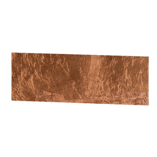 Applique foglia rame moderna led 16w cct 3000k 4000k moderna per salotto