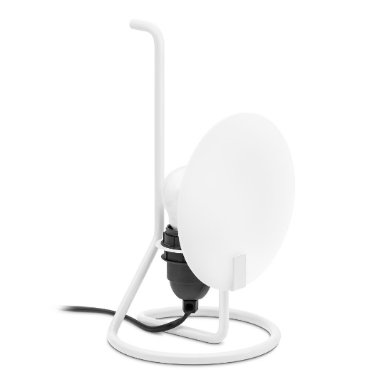 Lampada da tavolo moderno bianca stilnovo bugia design