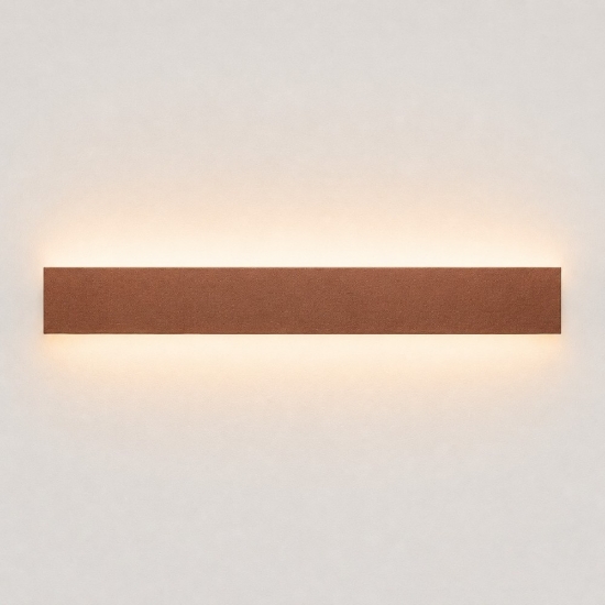 Applique rame opaco led 30w cct 3000k 4000k moderna rettangolare