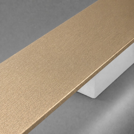 Applique oro opaco led 30w cct 3000k 4000k moderno rettangolare luce indiretta