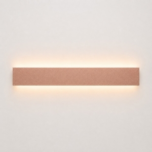 Applique da parete oro rosato led 30w cct 3000k 4000k design moderna luce indiretta