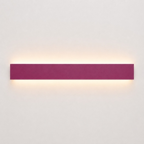 Applique magenta per cameretta ragazza led 30w cct 3000k 4000k moderna