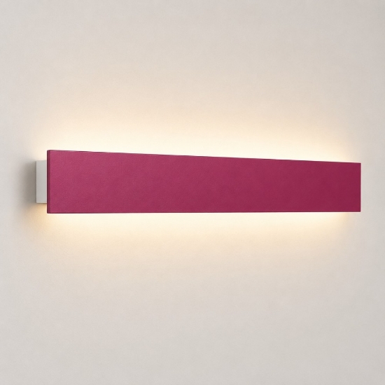 Applique magenta per cameretta ragazza led 30w cct 3000k 4000k moderna