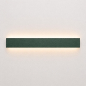 Applique verde bosco led cct 30w 3000k 4000k rettangolare moderna luce indiretta