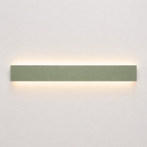 Applique verde salvia led 30w cct 3000k 4000k rettangolare moderno per interni