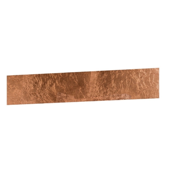 Applique led foglia rame 30w cct 3000k 4000k rettangolare per salone