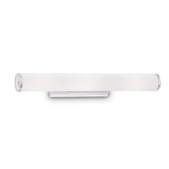 Camerino ap4 applique per specchio da bagno 60cm vetro bianco ideal lux