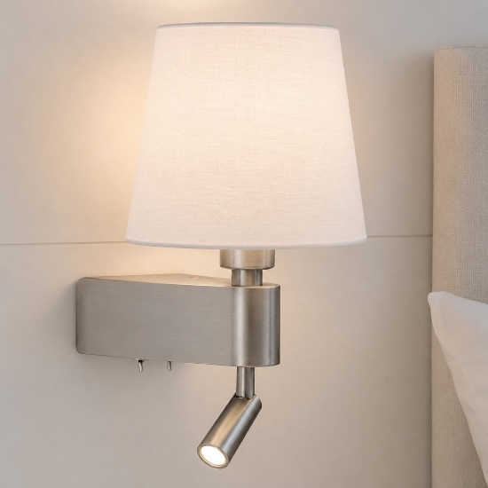 Applique per camera da letto da comodino con interruttore