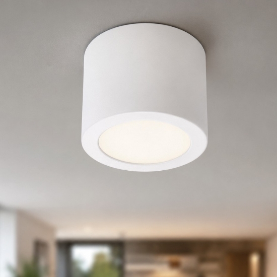 Linea light faretto rotondo box sr bianco led 7w 4000k