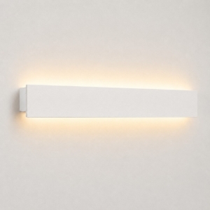 Applique 65 cm bianco led 43w cct 3000k 4000k moderno rettangolare luce indiretta