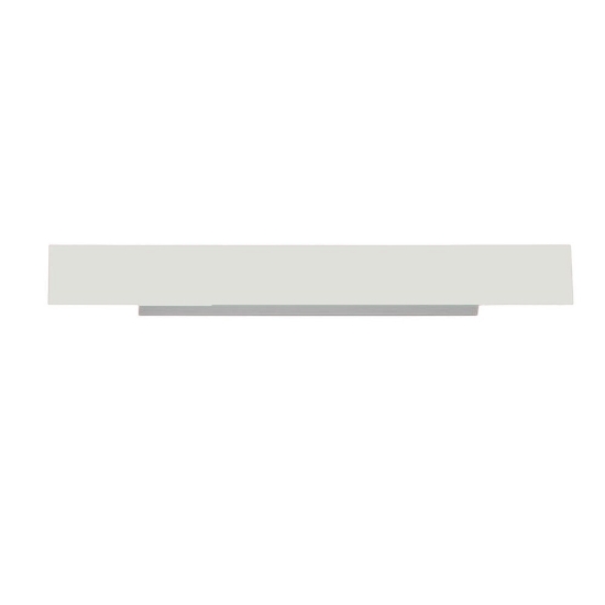 Applique 65 cm bianco led 43w cct 3000k 4000k moderno rettangolare luce indiretta