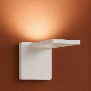 Stilnovo quad applique bianco led 18w 3000k design moderna