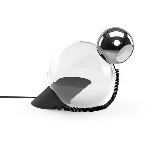 Lampada da tavolo design stilnovo gravita led 3000k dimmerabile