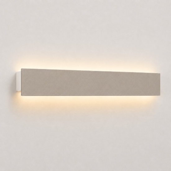 Applique tortora 65 cm led 43w cct 3000k 4000k rettangolare moderna per soggiorno