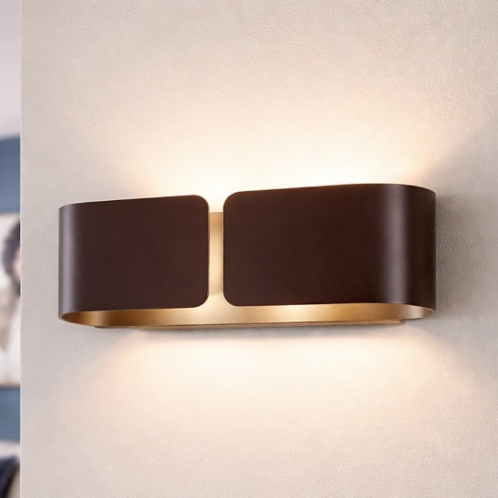 Clip ap2 small ideal lux applique design moderno marrone