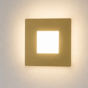 Gea luce bilde applique da parete led 25w 3000k colore oro