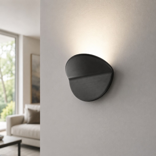 Gea luce plug applique da parete led 20w 3000k design originale