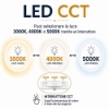 Segnapasso led per scale antracite per esterno ip54 led 3w cct 3000k 4000k 5000k
