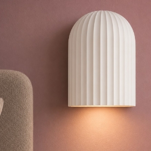 Applique in gesso per camera da letto minimal