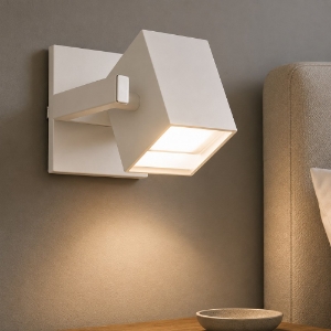 Mouse ap1 applique da comodino per camera da letto luce orientabile bianco ideal lux