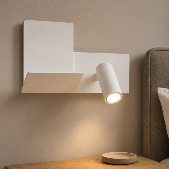 Komodo-2 ap ideal lux applique destro per camera da letto bianco led 3000k
