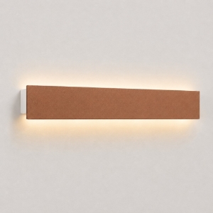 Applique rame opaco 65 cm led cct 3000k 4000k rettangolare moderna