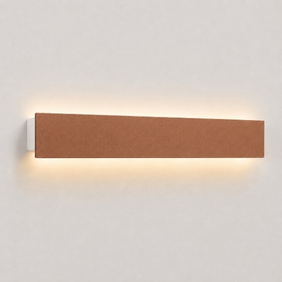 Applique rame opaco 65 cm led cct 3000k 4000k rettangolare moderna