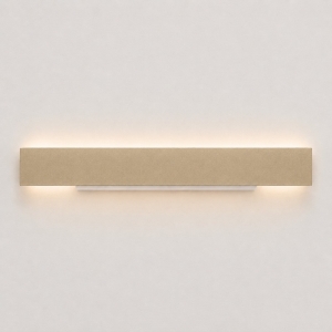 Applique oro opaco 65 cm led 43w cct 3000k 4000k rettangolare moderna