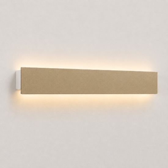 Applique oro opaco 65 cm led 43w cct 3000k 4000k rettangolare moderna