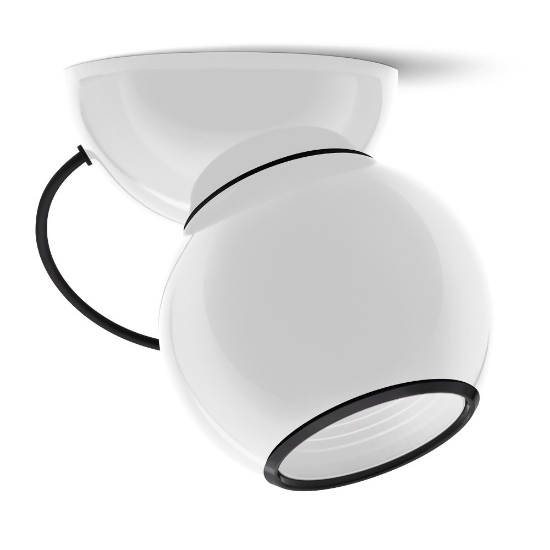 Faretto da soffitto orientabile bianco stilnovo gravitino led 3000k
