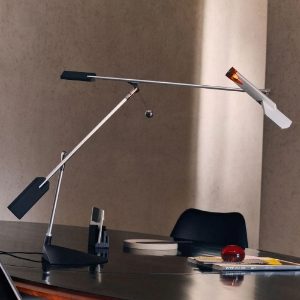 Lampada da scrivania stilnovo halley led 9w 3000k orientabile