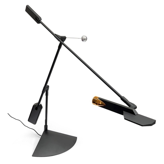 Lampada da scrivania stilnovo halley led 3000k orientabile