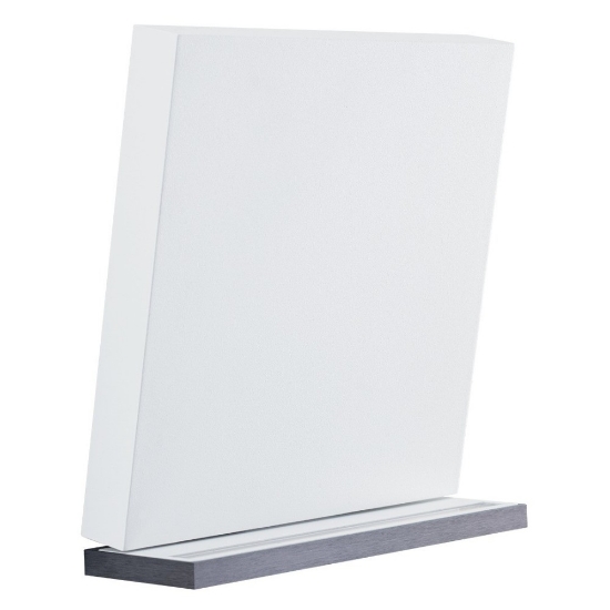 Applique da parete design moderno stilnovo inbilico biano grigio led 3000k