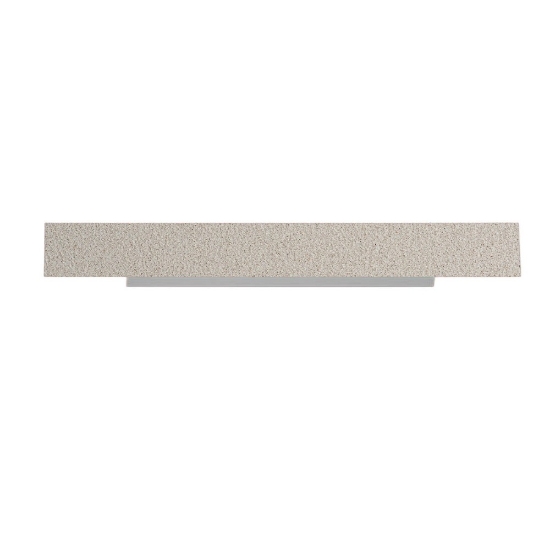 Applique led 43w rettangolare effetto muro cct 3000k 4000k luce indiretta