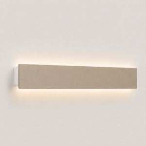 Applique da soggiorno sabbia bagnata 65 cm stretto e lungo led cct 3000k 4000k moderna