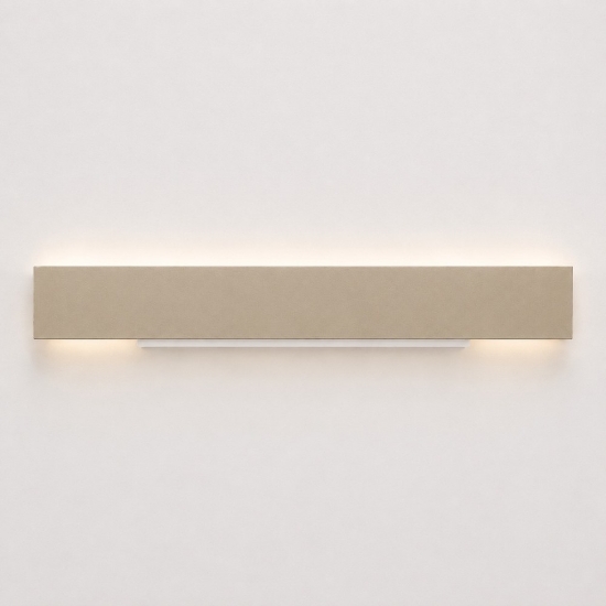Applique da soggiorno sabbia bagnata 65 cm stretto e lungo led cct 3000k 4000k moderna