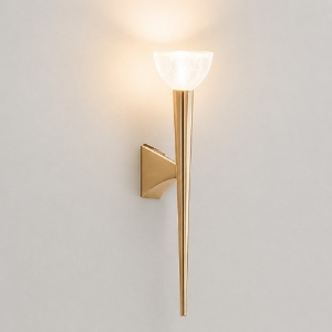 Applique oro da parete moderna led 5w 3000k