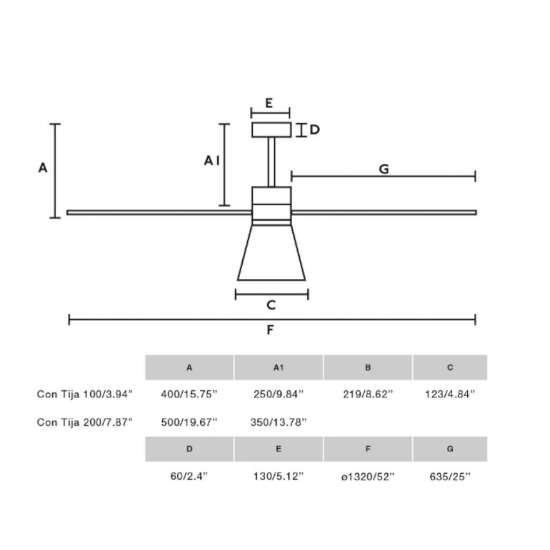 Ventilatore da soffitto grigio con led cct 2700k 3500k 4000k app tuya motore silenzioso 28 mq