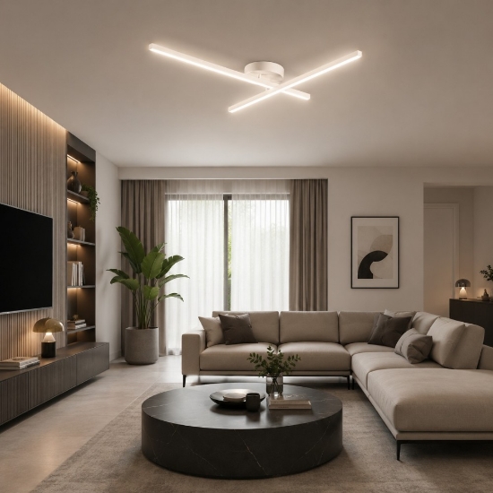 Plafoniera syncro bianca perenz led 29w cct 3000k 4000k 6000k dimmerabile orientabile