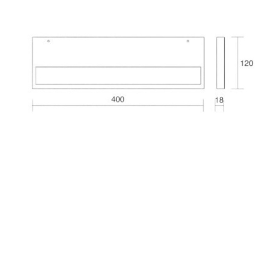 Applique led plate isyluce bianco 24w cct 3000k 4000k moderna
