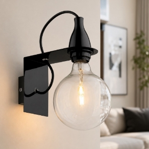 Minimal ap1 applique da parete led 8w 3000k nero ideal lux