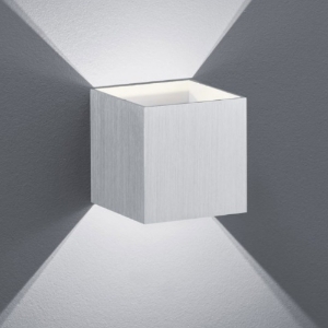 Applique moderna cubo led 4,5w 3000k alluminio