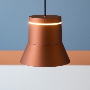 Vivida cloche lampada a sospensione caffe led 6w 3000k