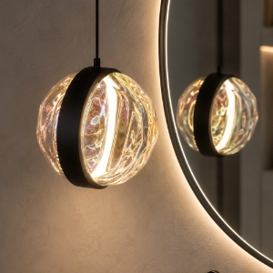Maytoni misterio lampadario da bagno a sospensione ultramoderno led 2700k